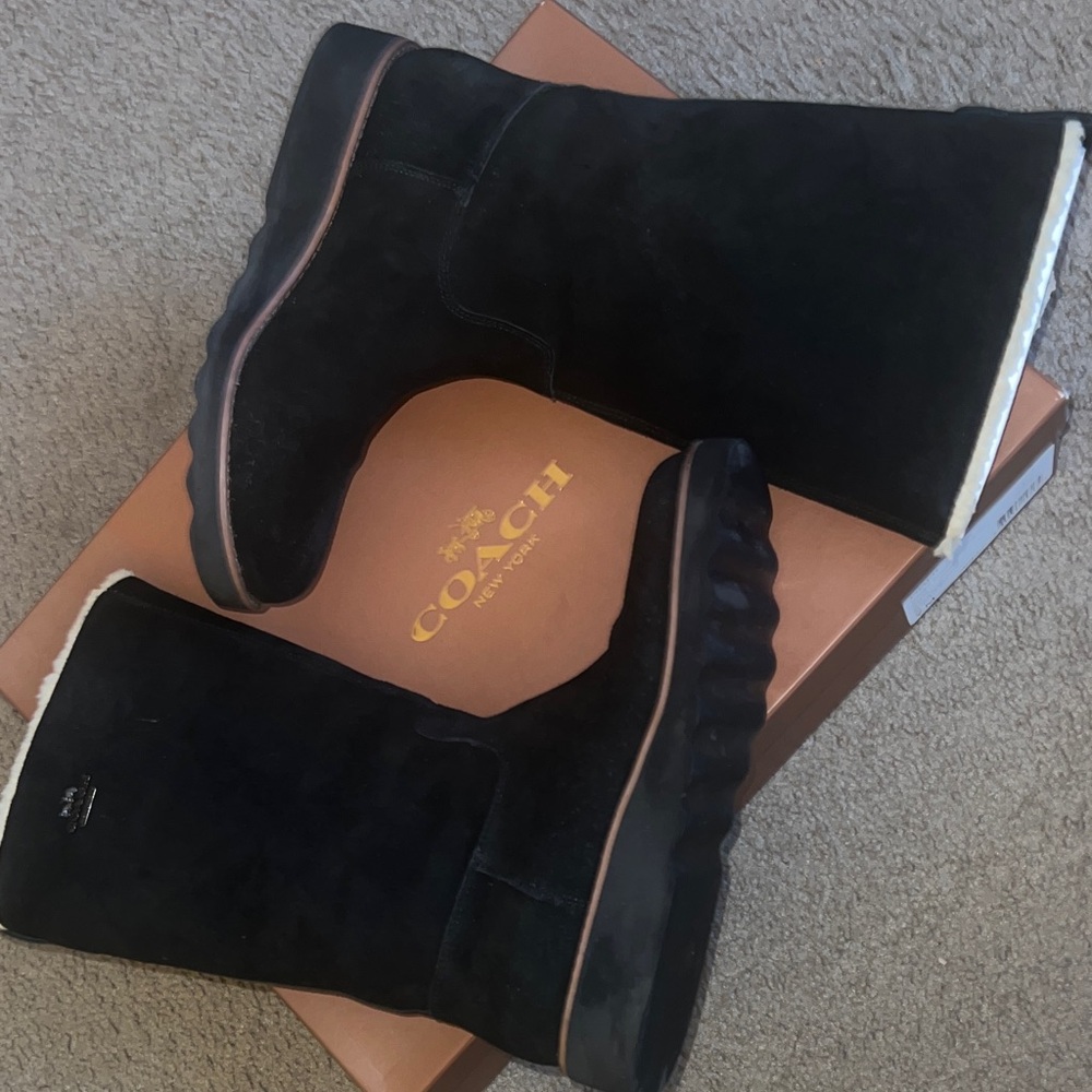 Coach Black Ankle Boots